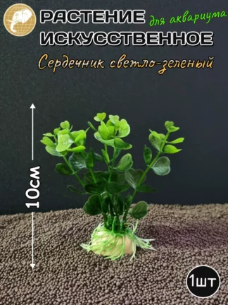 Растение искусственное Сердечник светло-зеленый 10см